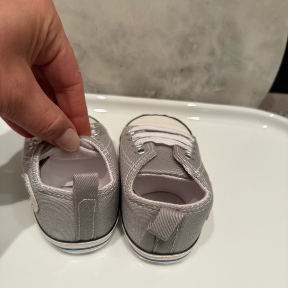 NWT- Our Baby Bakery Baby Gray High-Top Custom Sneakers  “CHARLES” - Picture 6 of 8